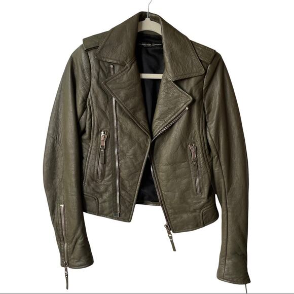 Balenciaga Leather Moto Jacket - Picture 3 of 7